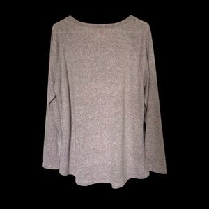 Cozy Heather Gray Long Sleeve Women’s Top